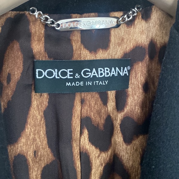 Authentic Dolce & Gabanna Wool Tailored Coat - Picture 5 of 5